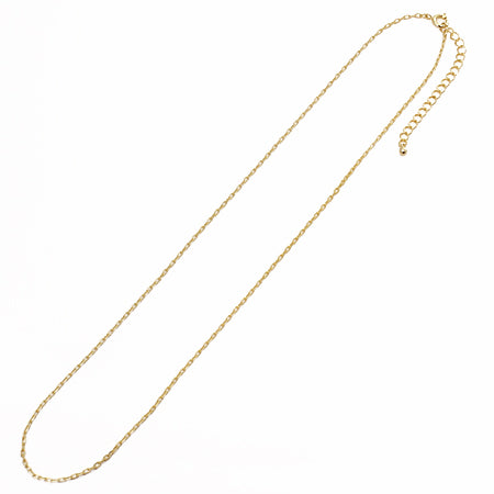 Chain necklace K-190 (with adjuster) gold