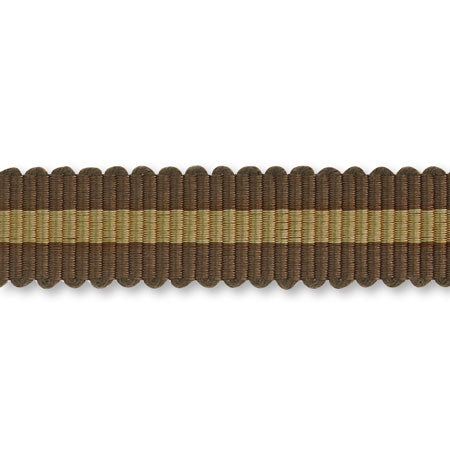 Striped Grosgrain SIC-1119 11 Brown/Gold