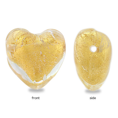 Venetian Heart Piccolo Horizontal Crystal/G [Outlet]