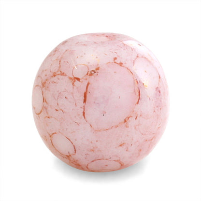 Czech Round Chalk White Topaz Luster