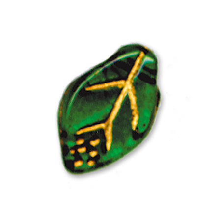 Czech leaf 1 emerald G