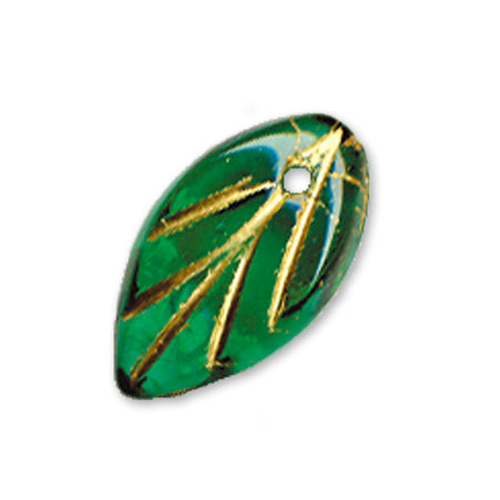 Czech Leaf 2 Emerald G