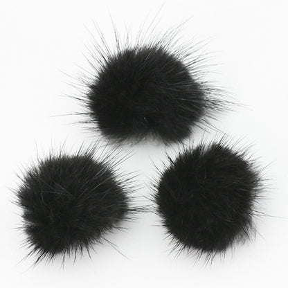 Mink ball can (mouth closed) Black [Outlet]