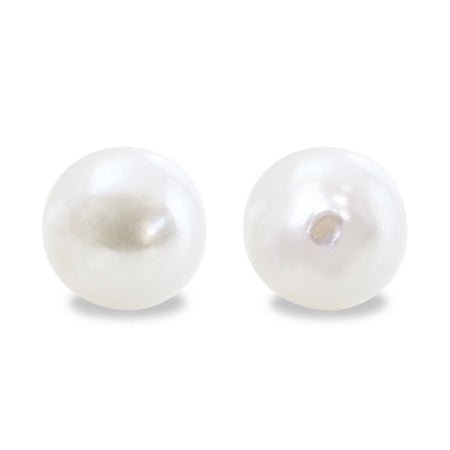 Resin pearl single hole white