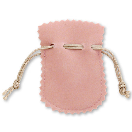 Accessory drawstring bag pink