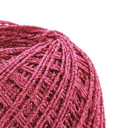 OLYMPUS tatting lace thread (lame) T406 (pink)