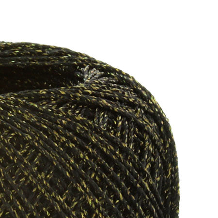 OLYMPUS タティングレース糸(ラメ)　T411(ブラック）