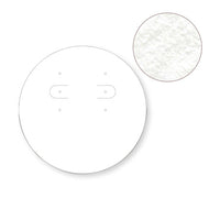 Mount for pierced earrings, round shape, White