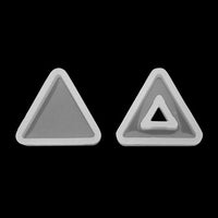 ミニシリコンモチーフ 三角 118(穴なし穴有り)