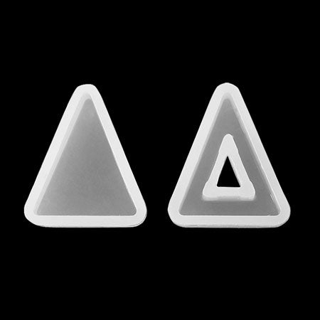 ミニシリコンモチーフ 二等辺三角形 125(穴なし穴有り)