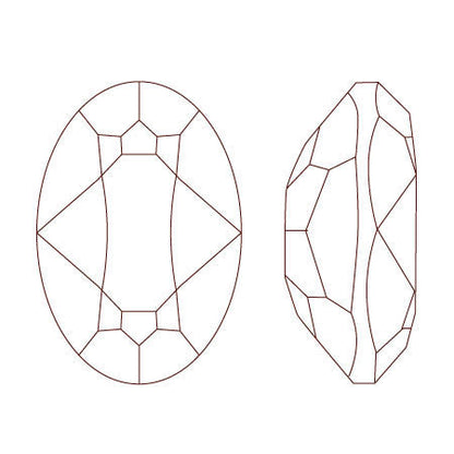 [大袋］貴和クリスタル ＃4120　RCLt.スモークトパーズ/F