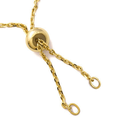 Chain bracelet with Azuki stopper Gold