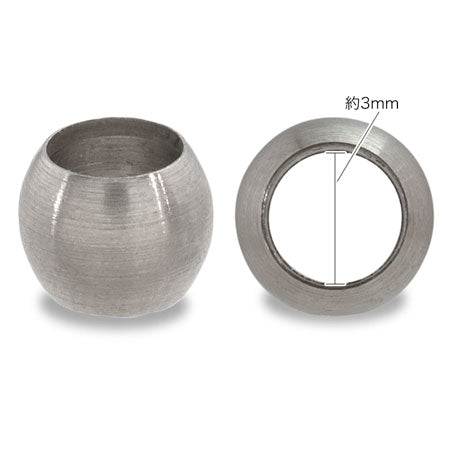 Stainless steel metal beads 2 fabric (SUS316L)