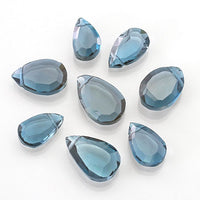 Natural stone slicing pair Shape Shape London Blue Topaz (Natural)