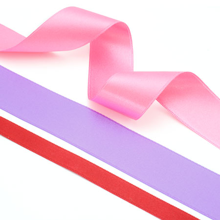 French double-sided satin ribbon 360 (red)