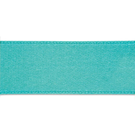 French double-sided satin ribbon 432 (turquoise)