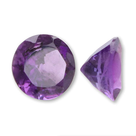 Natural Stone Ruth Round African Amethyst