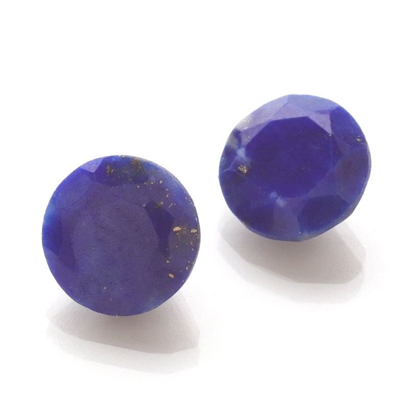 Natural stone loose round lapis lazuli
