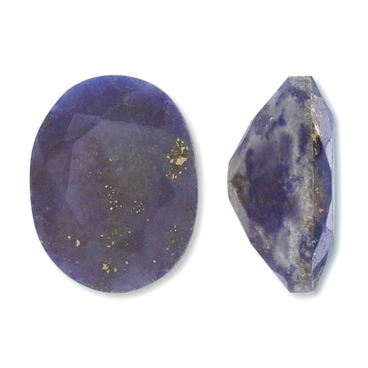Natural stone loose oval lapis lazuli