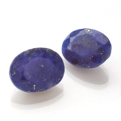 Natural stone loose oval lapis lazuli