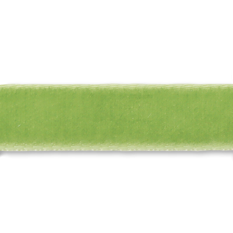 Swiss velvet ribbon green