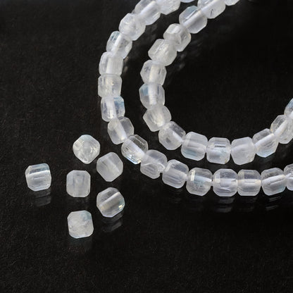 Natural stone square cut about 2.5mm Blue Moonstone (natural)