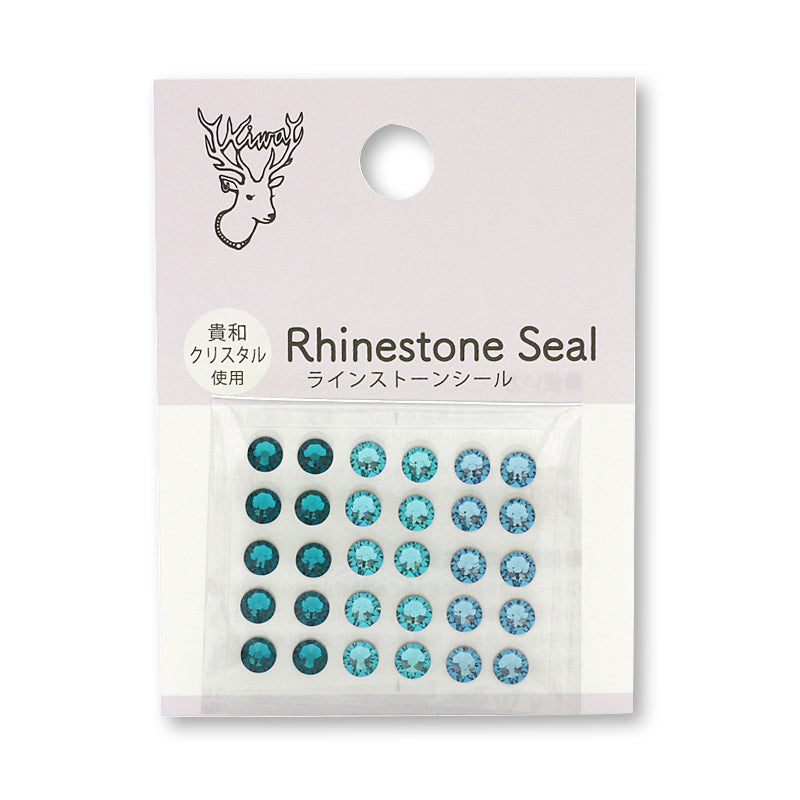 Rhinestone seal Blue Green MIX