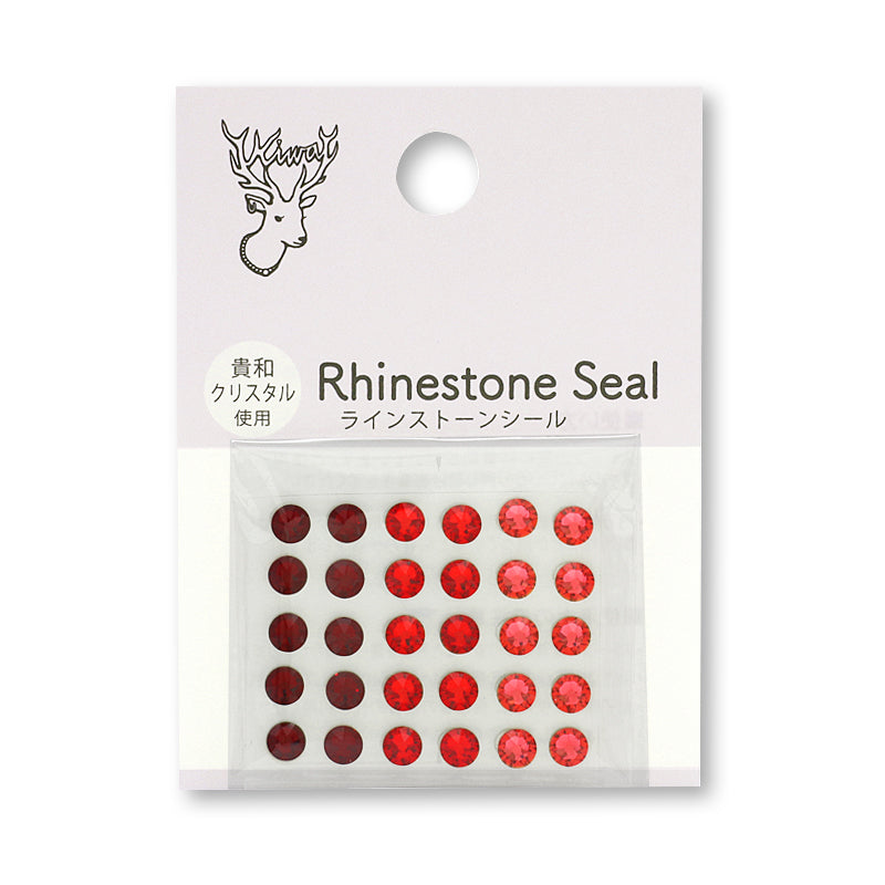Rhinestone Seal Red Mix