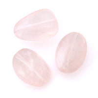 Natural stone tumble rose quartz (large) (natural)