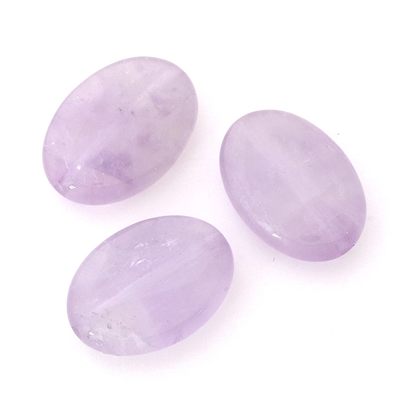 Natural stone oval lavender amethyst (natural)