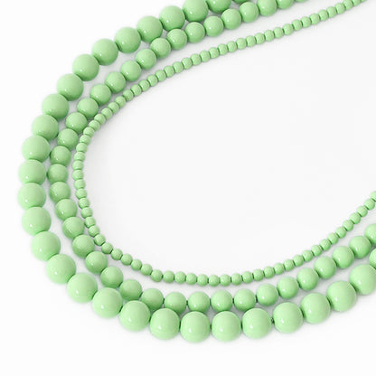 Resin Pearl Lacquer Solid Milky Green