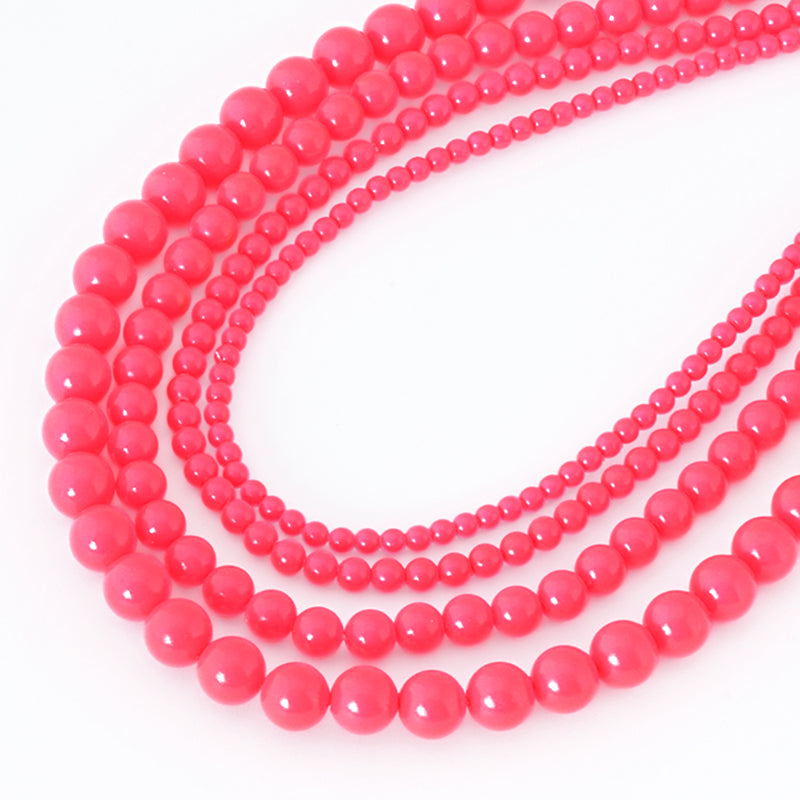 Resin Pearl Neon Neon Pink