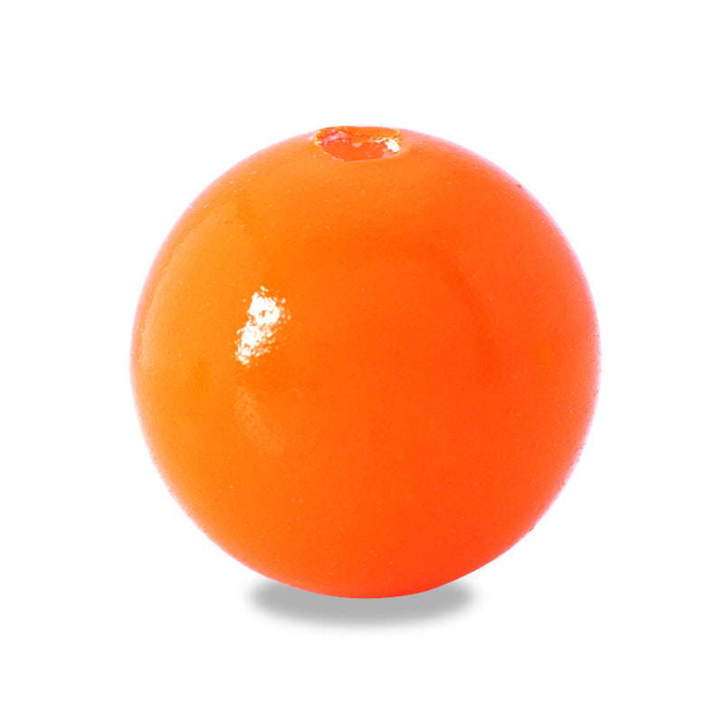 Resin pearl neon neon orange