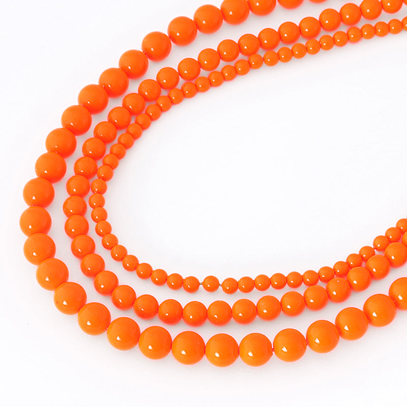 Resin pearl neon neon orange