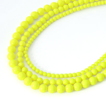 Resin Pearl Neon Neon Yellow