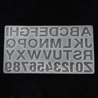 Alphabet & numbers silicon motifs