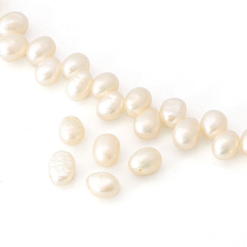 Freshwater Pearl Rice Top Hall White