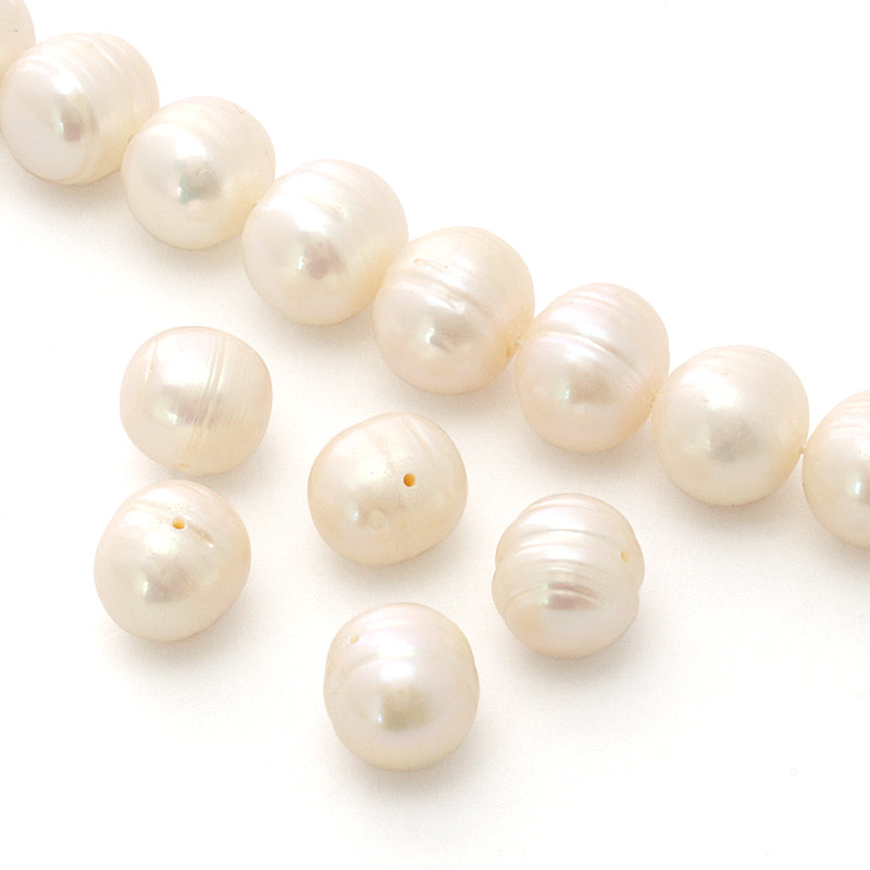 Freshwater Pearl Round Circle White