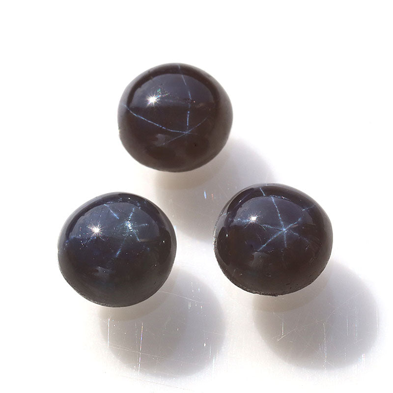 Natural Stone Cabono Round Africa Star Sapphire (Natural)