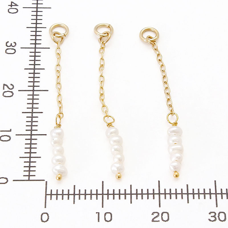 Freshwater Pearl Glasses Custom Parts Chain 1 series White