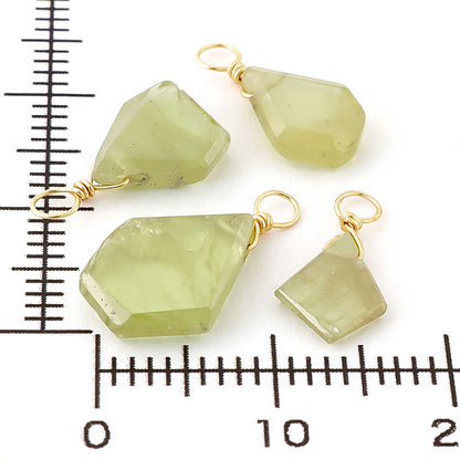 Natural stone glasses fastening charm slicesfane