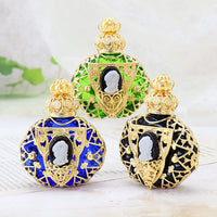 Perfume bottle cameo ornament