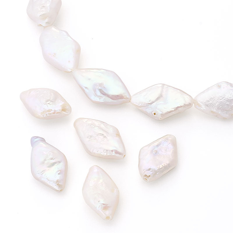 Freshwater pearl diamond white