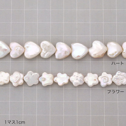 Freshwater pearl flower white