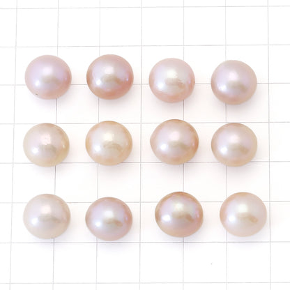 Freshwater pearl round ball one hole Natural