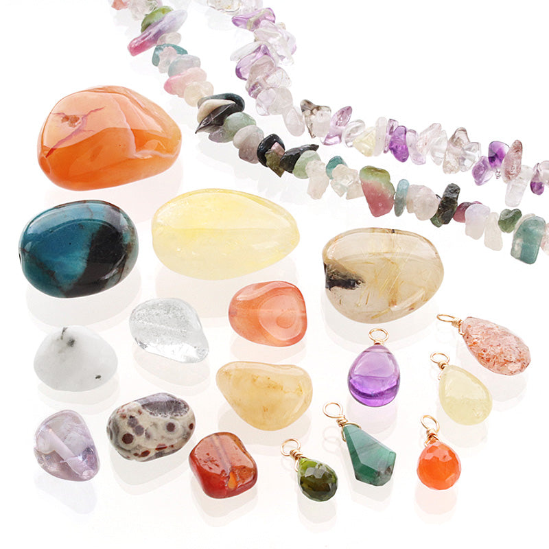 Natural stone tumbled rutilated quartz (natural) – 貴和製作所