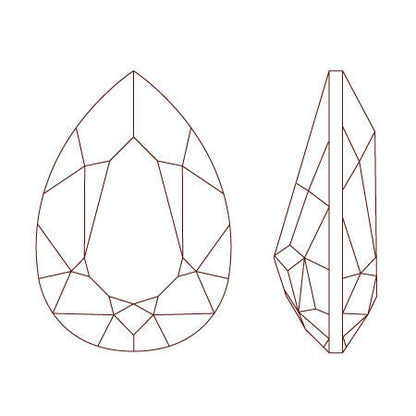 [大袋］貴和クリスタル ＃4320　ダークオレンジ/F