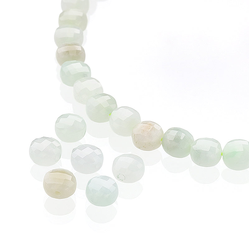 Natural stone Coin cut Jade