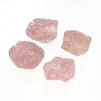 Natural stone rough cut strawberry quartz (natural)