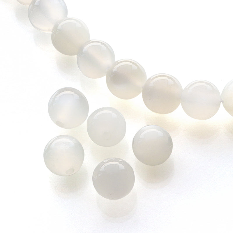 Natural stone Round Gray Moonstone (natural)